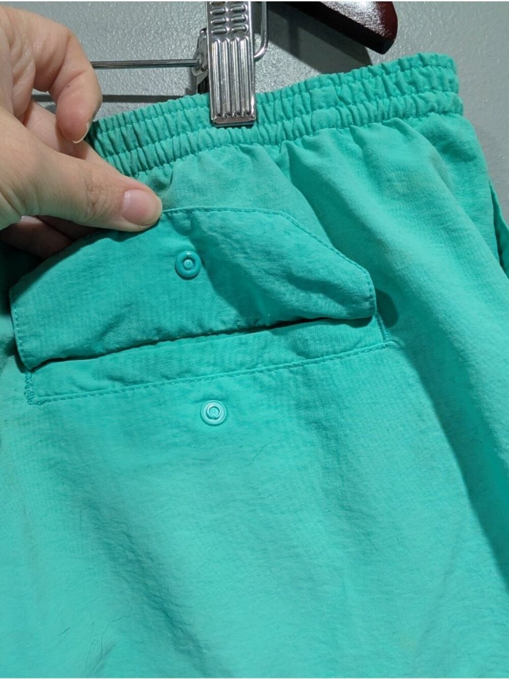 Patagonia Shorts Mens Green Nylon Lined Baggies Swim Drawstring 6 Inch Sz XXL - Picture 13 of 16